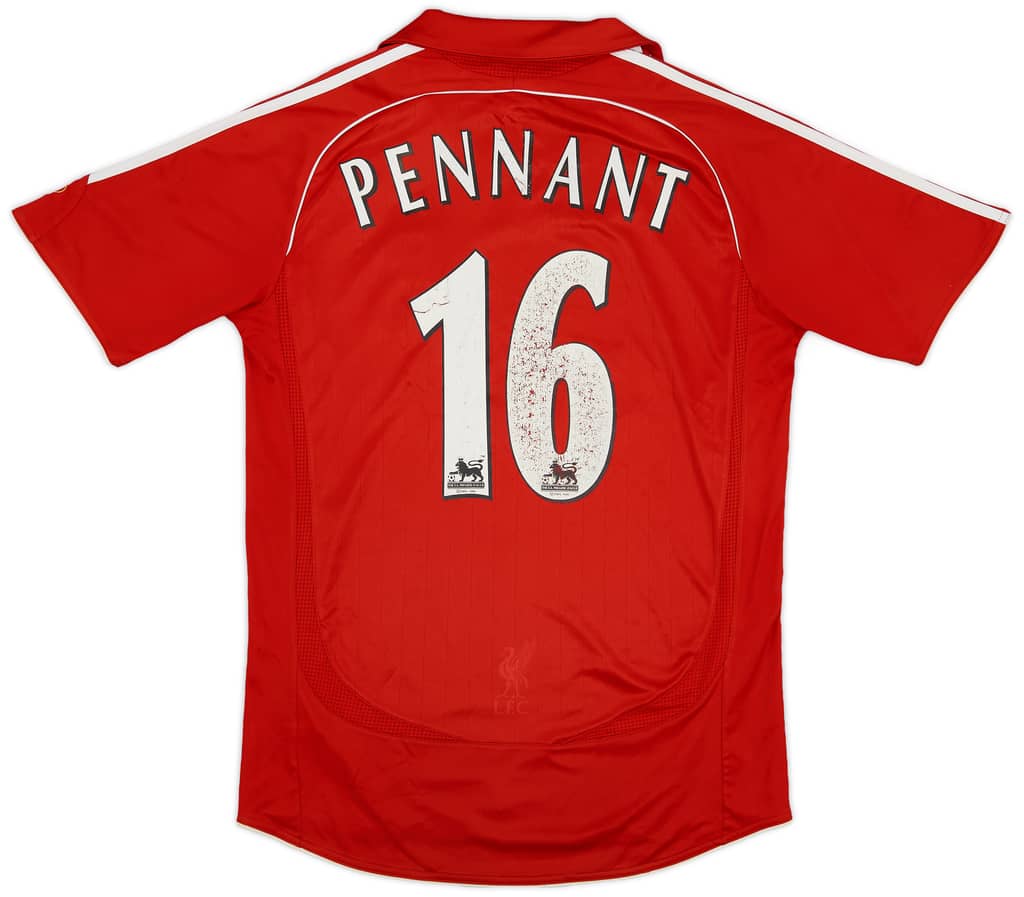 2006-08 Liverpool Home Shirt Pennant #16 - 5/10 - (S)