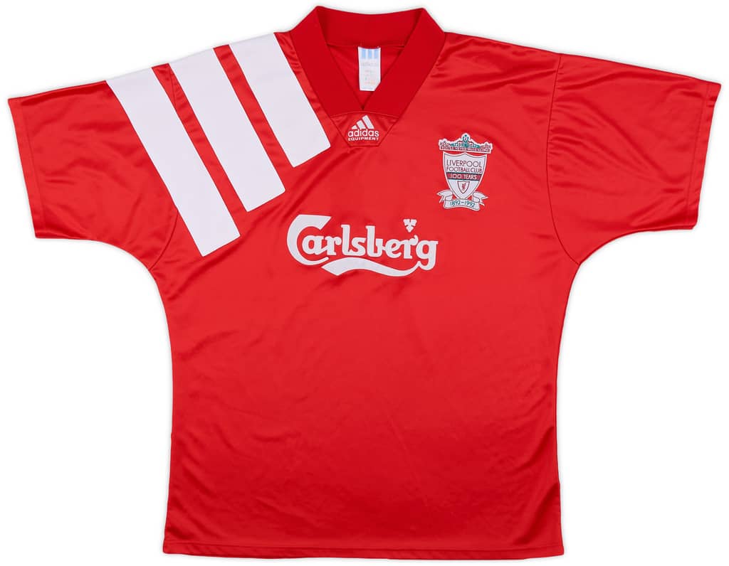 1992-93 Liverpool Centenary Home Shirt - 8/10 - (XL)