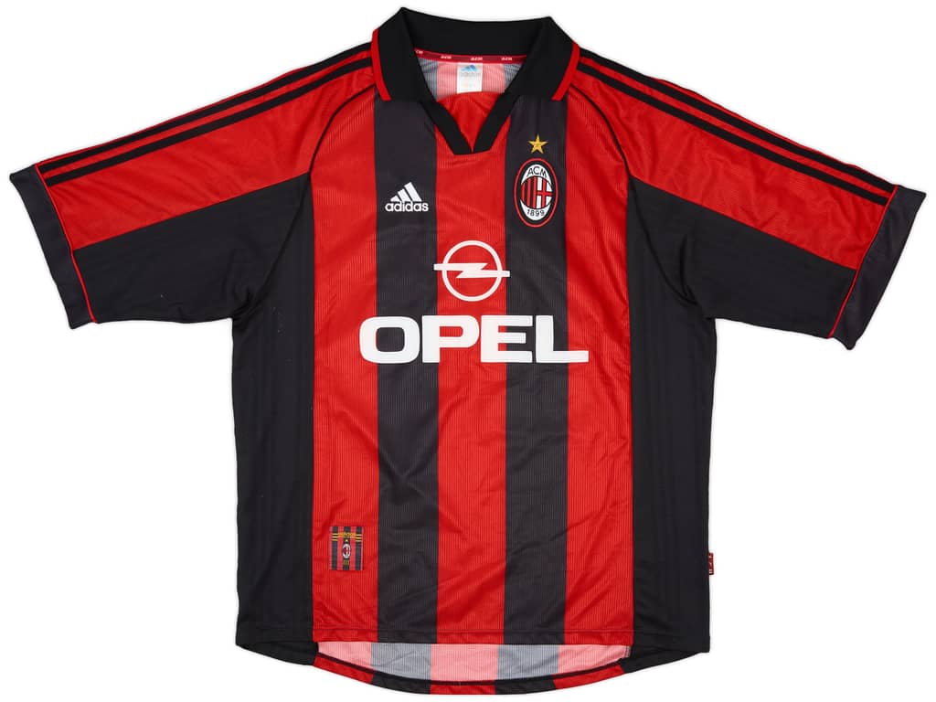 1998-00 AC Milan Home Shirt Bierhoff #20 - 6/10 - (XL)