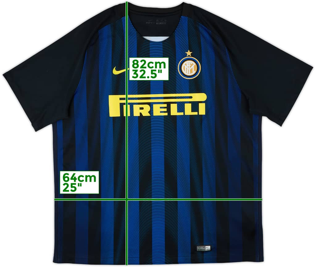 2016-17 Inter Milan Home Shirt - 8/10 - (XXL)