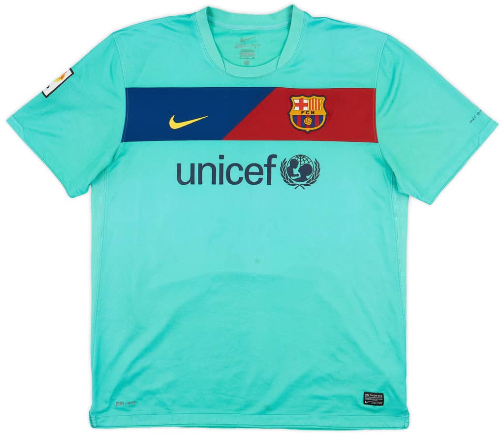 2010-11 Barcelona Away Shirt Messi #10 - 6/10 - (XL)