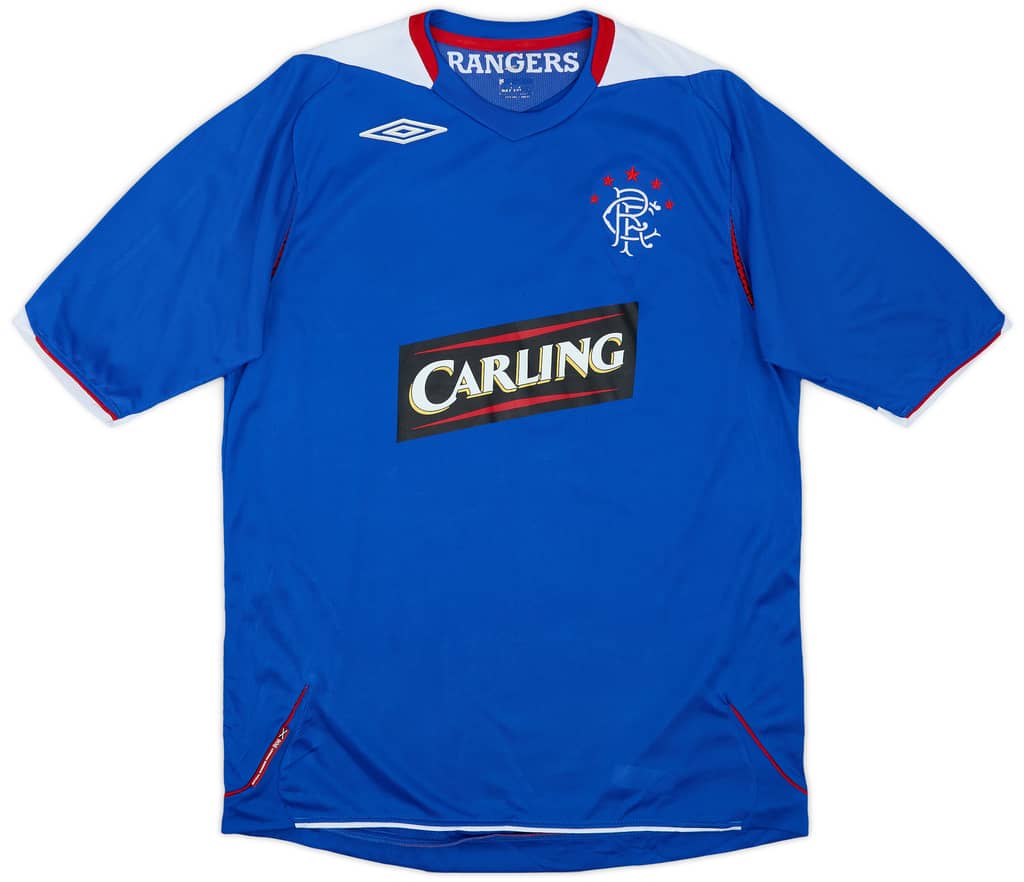 2006-07 Rangers Home Shirt - 6/10 - (M)