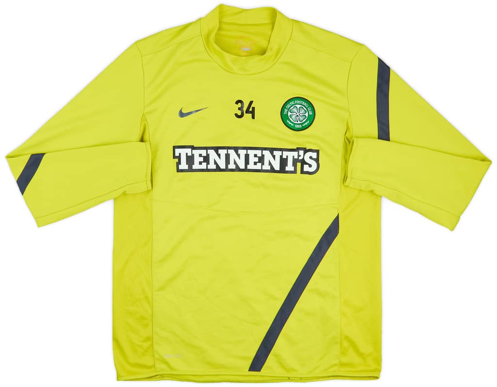 2011-12 Celtic Nike Player Issue Sweat Top #34 - 9/10 - (L)