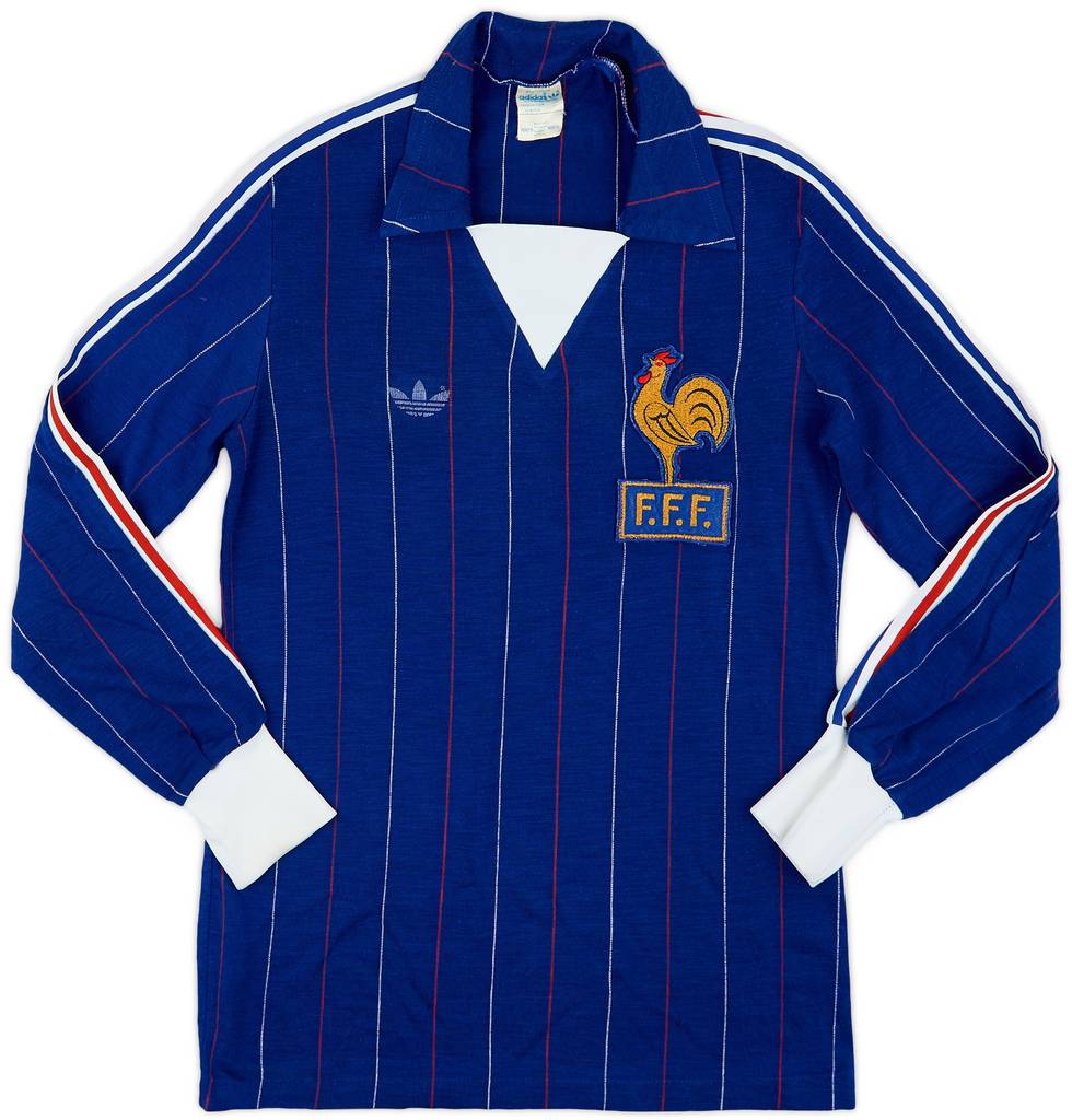 1980-82 France Home L/S Shirt - 8/10 - (S)