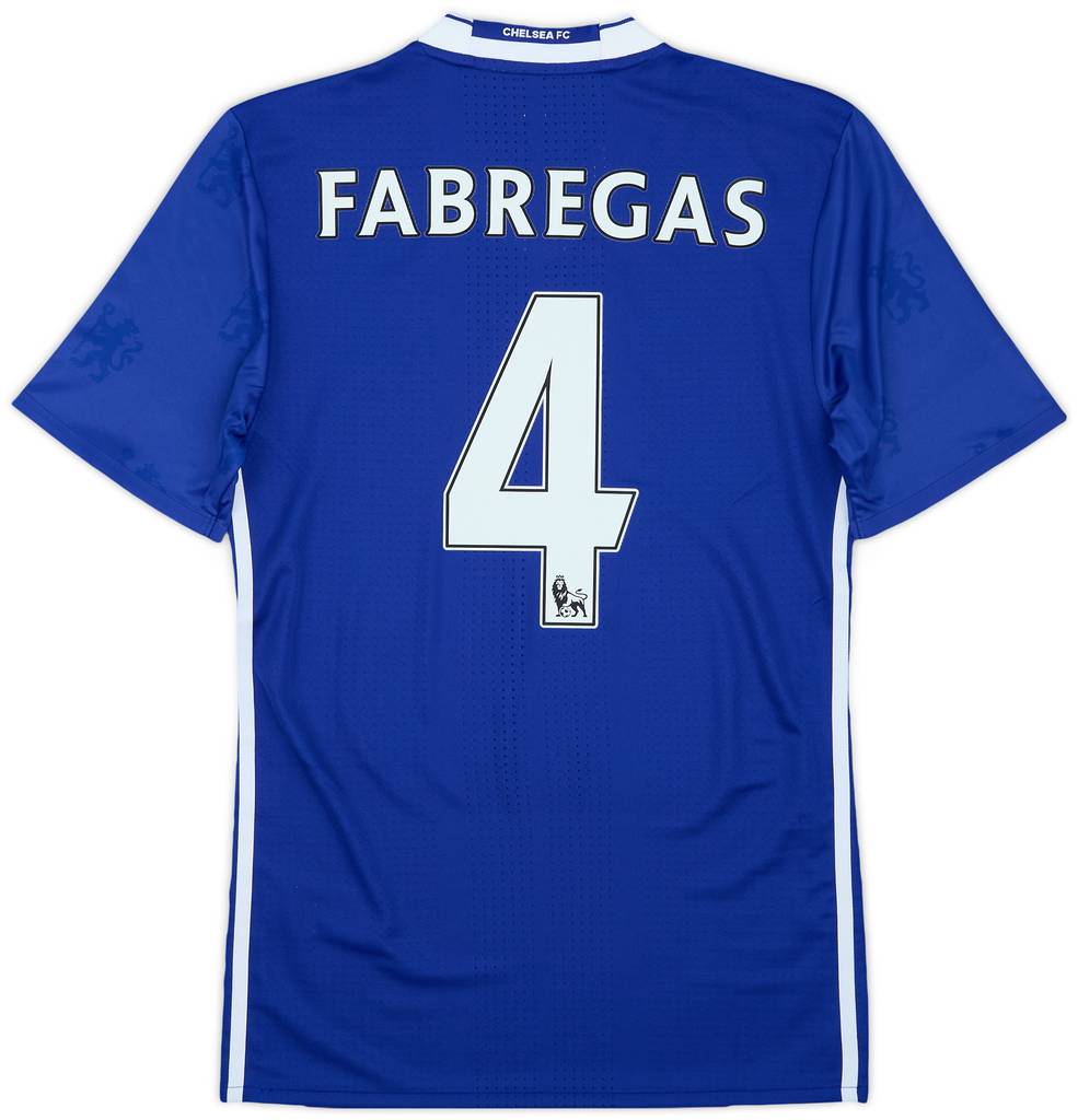 2016-17 Chelsea Player Issue Home Shirt Fabregas #4 (XS)