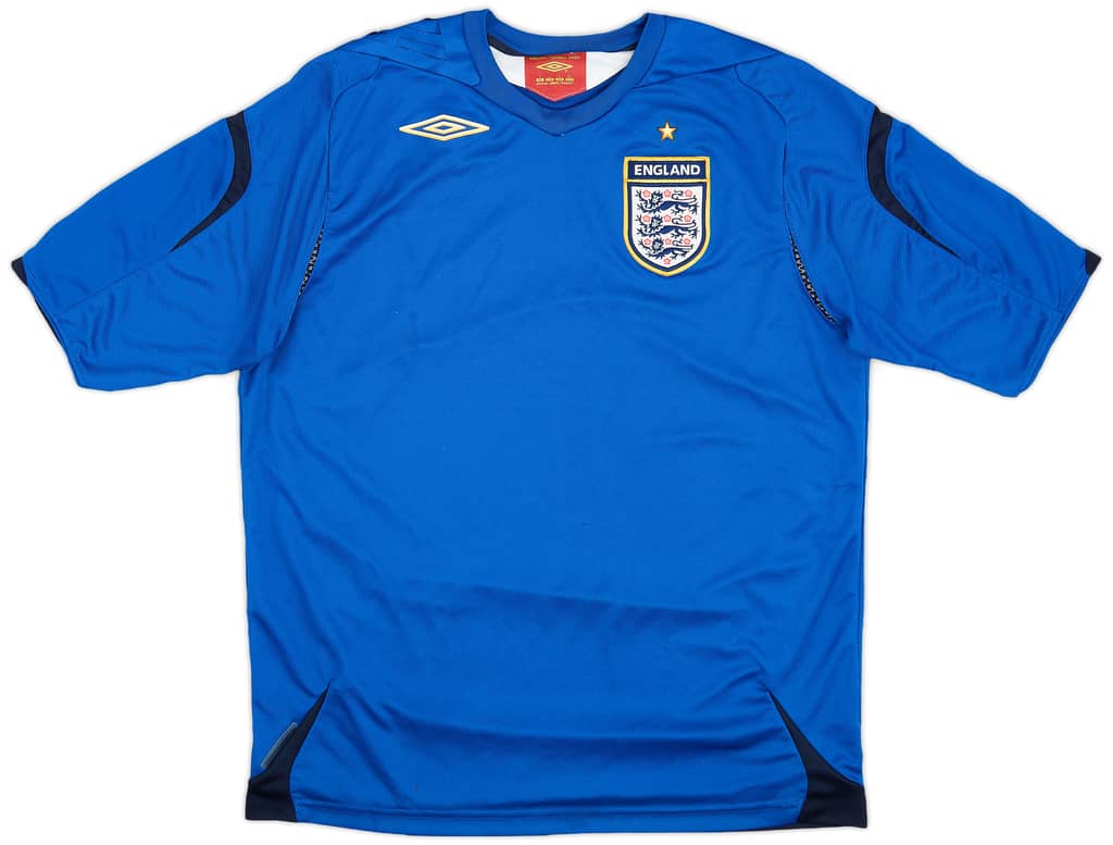 2006-08 England GK S/S Shirt - 9/10 - (L)