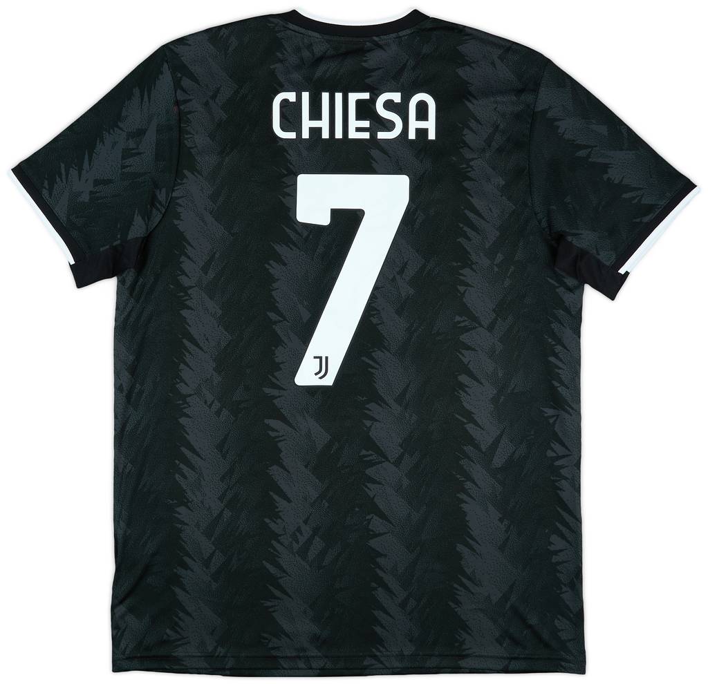 2022-23 Juventus Away Shirt Chiesa #7 - 10/10 - (L)