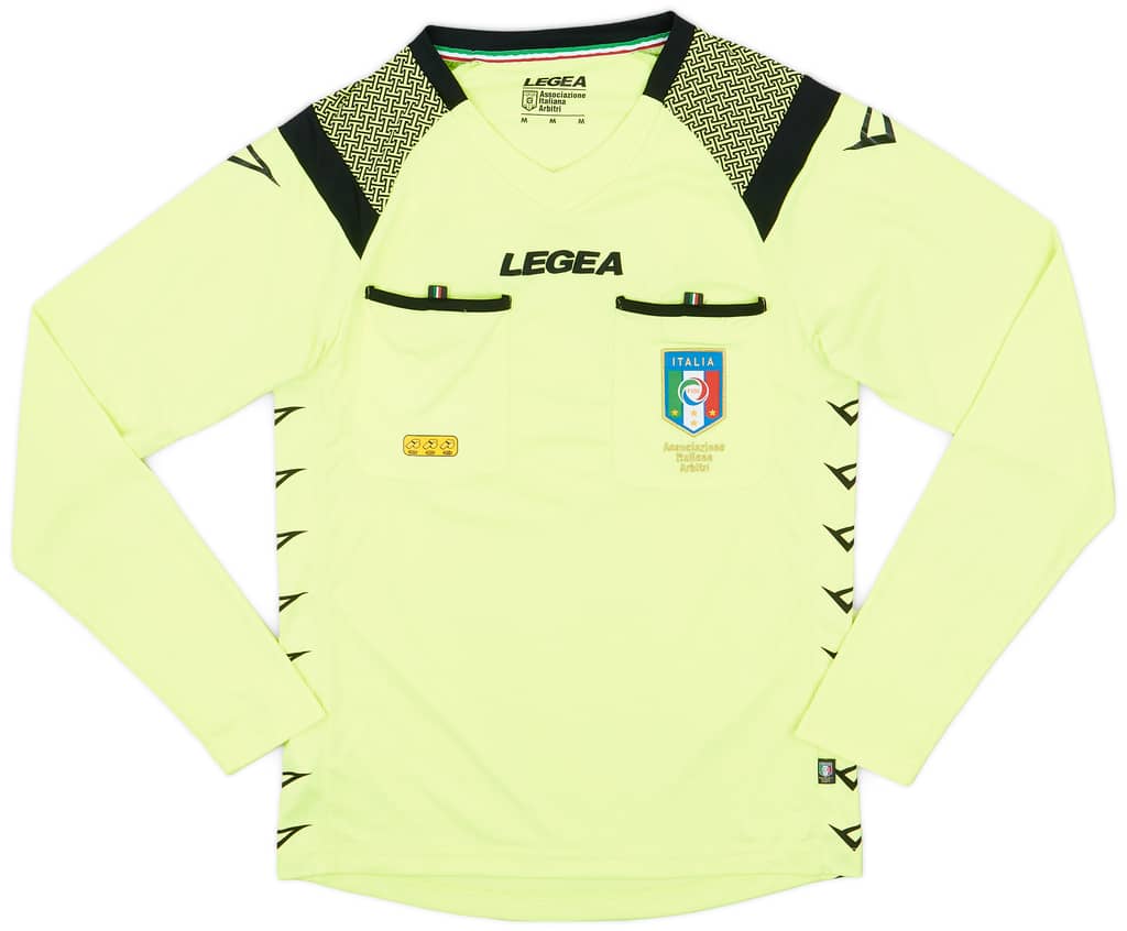 2019-20 Italy Legea Referee L/S Shirt - 8/10 - (M)