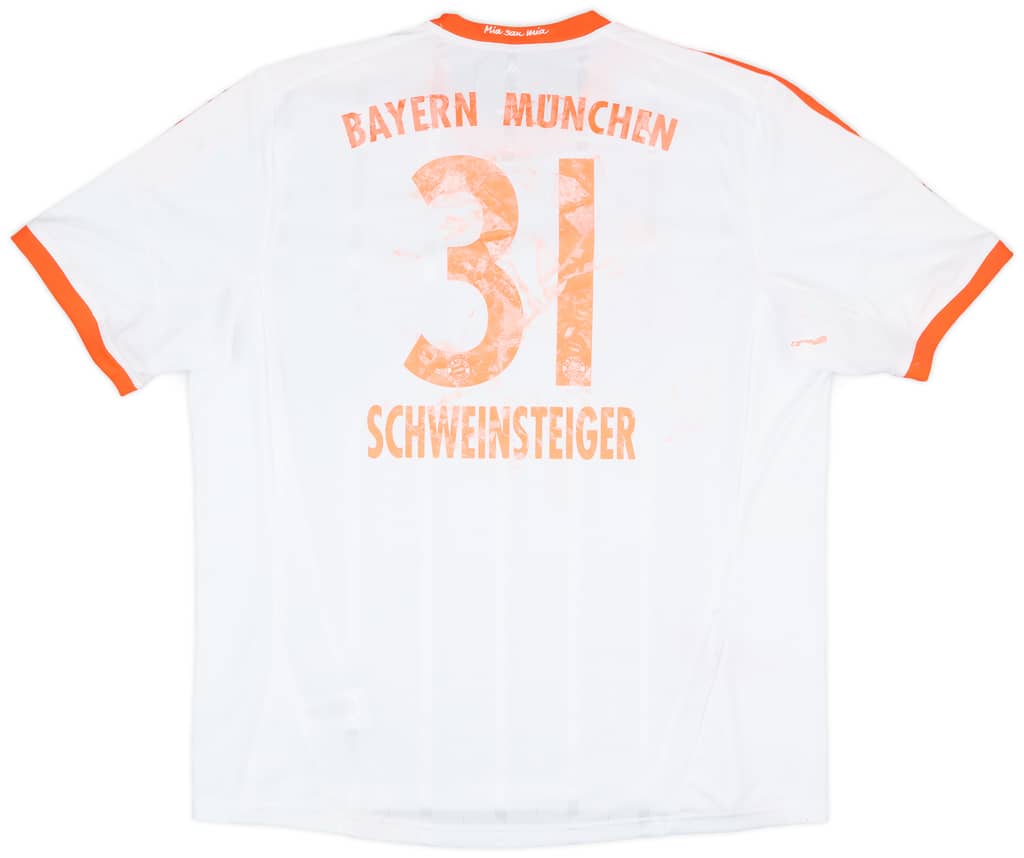 2012-13 Bayern Munich Away Shirt Schweinsteiger #31 - 4/10 - (XXL)