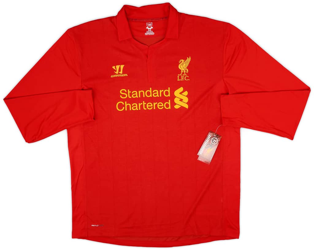 2012-13 Liverpool Home L/S Shirt Suarez #7 (XXL)