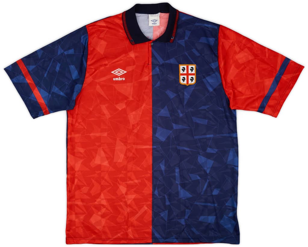 1990-93 Cagliari Home Shirt - 9/10 - (L)