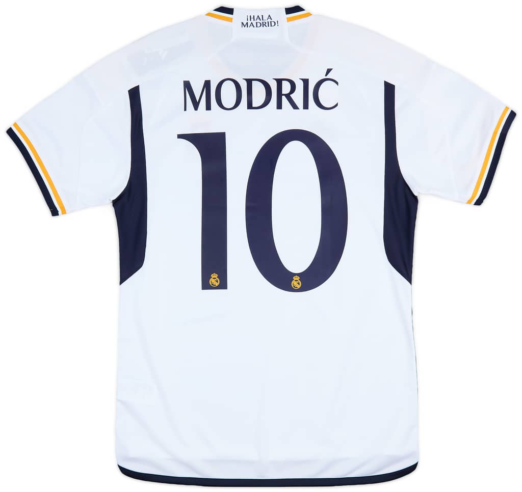 2023-24 Real Madrid Home CL Shirt Modric #10 (M)