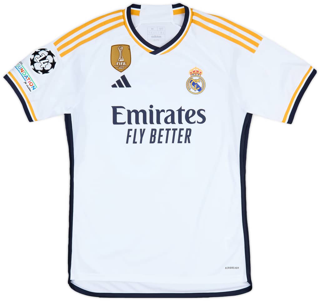 2023-24 Real Madrid Home CL Shirt Modric #10 (M)