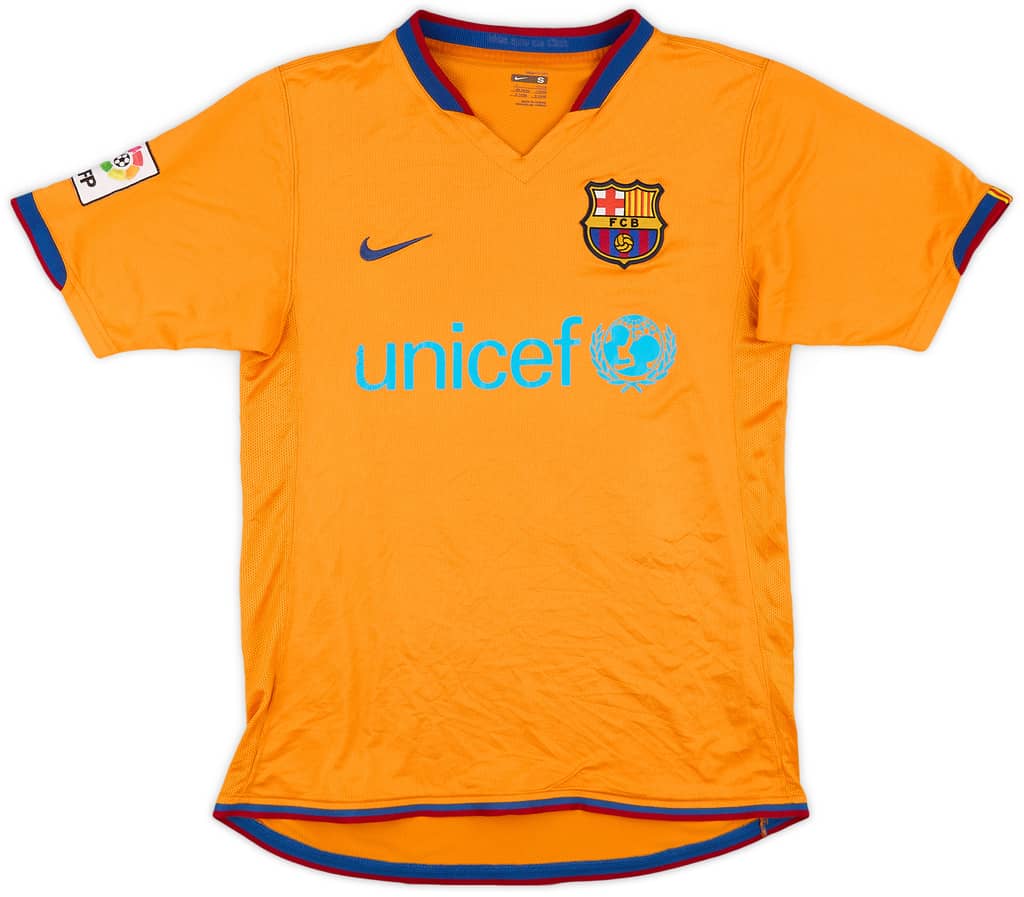 2006-08 Barcelona Away Shirt Messi #19 - 5/10 - (S)