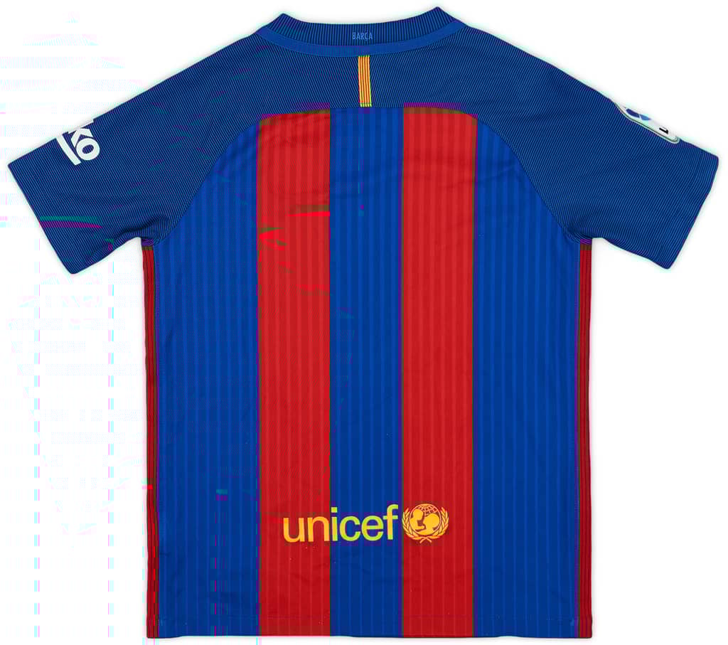 2016-17 Barcelona Home Shirt - 9/10 - (M.Boys)