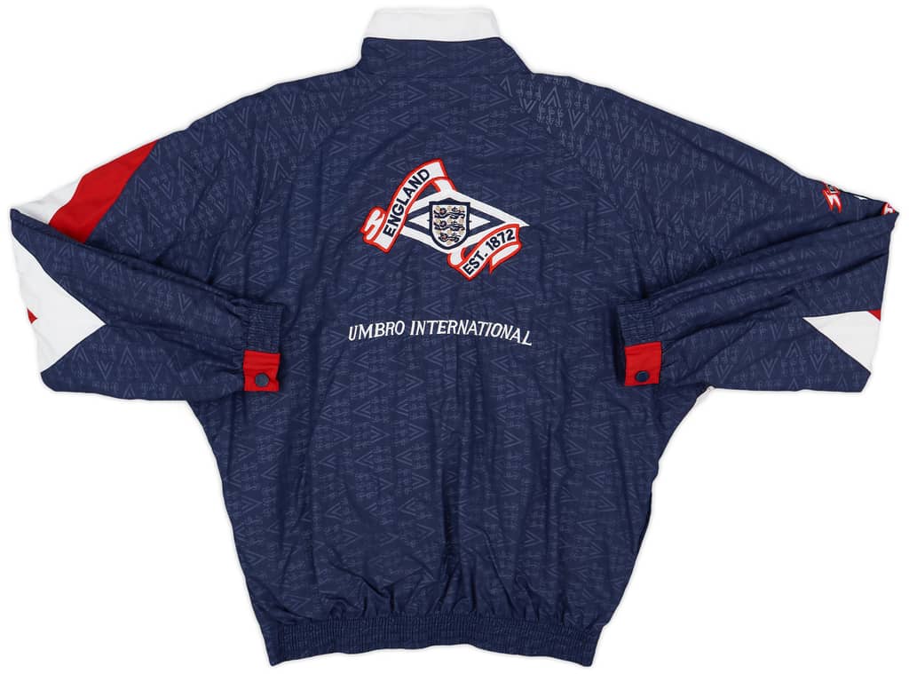 1990-92 England Umbro Track Jacket - 9/10 - (S)