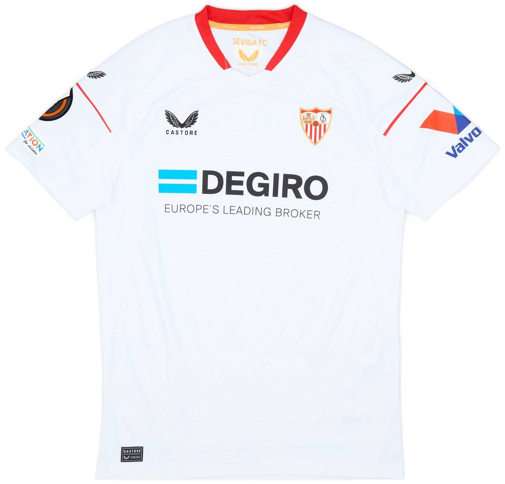 2022-23 Sevilla Match Issue Europa League Home Shirt Rafa Mir #12