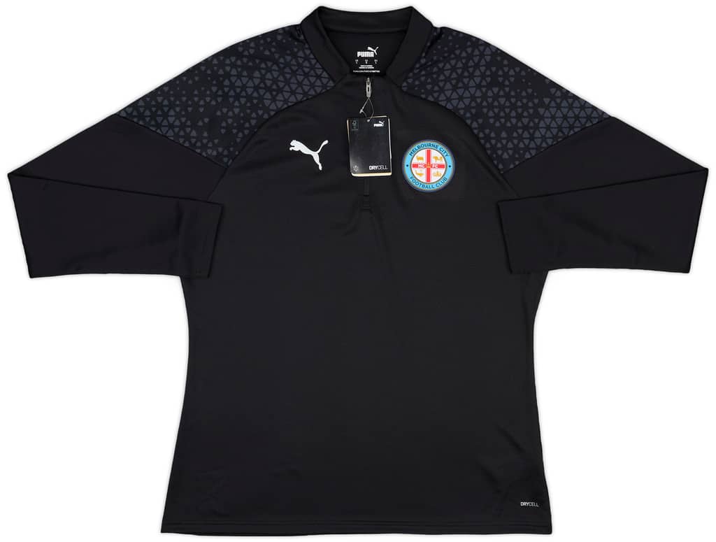 2023-24 Melbourne City Puma 1/4 Zip Training Top