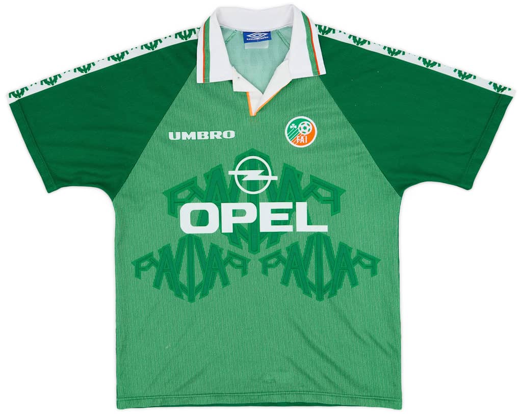 1996-98 Ireland Home Shirt Keane #6 - 9/10 - (L)