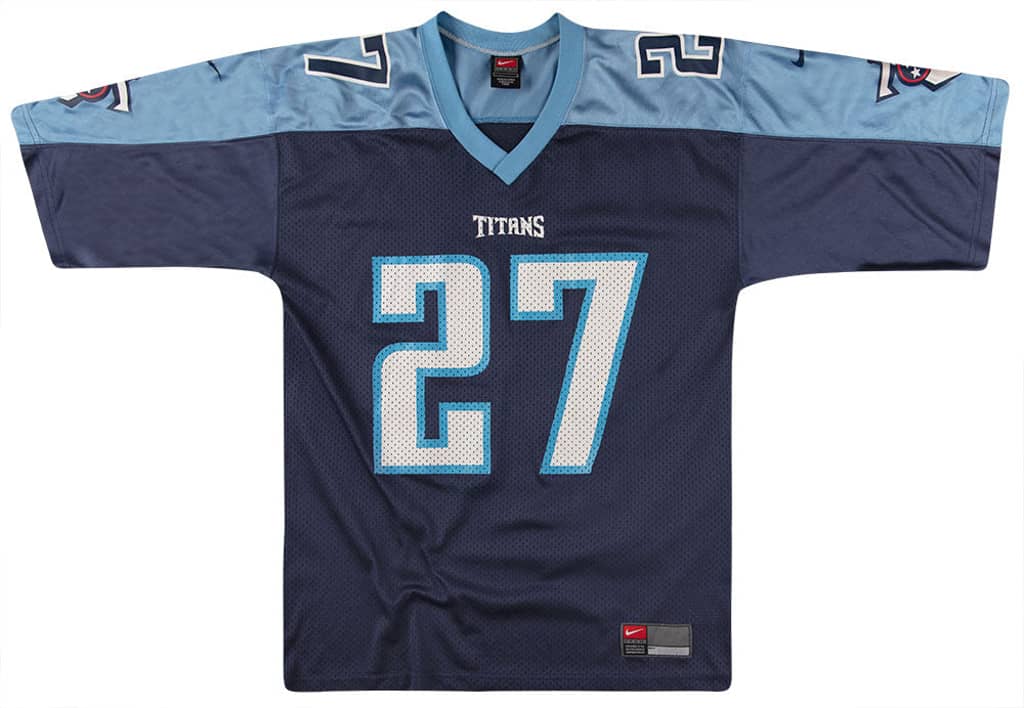 1999-00 Tennessee Titans George #27 Nike Jersey (Home) M