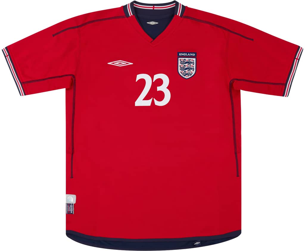 2002-04 England Away Shirt Rooney #23