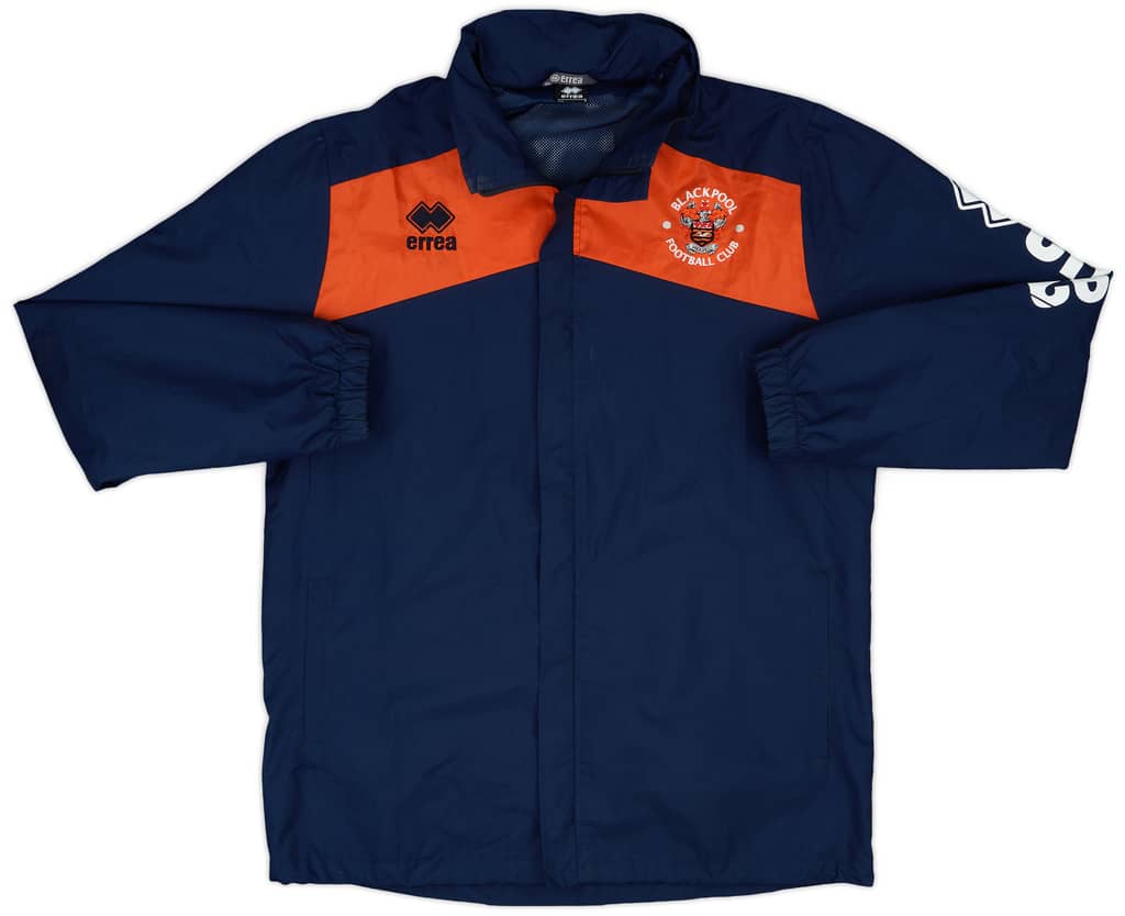 2013-14 Blackpool Errea Hooded Rain Jacket - 7/10 - (L)