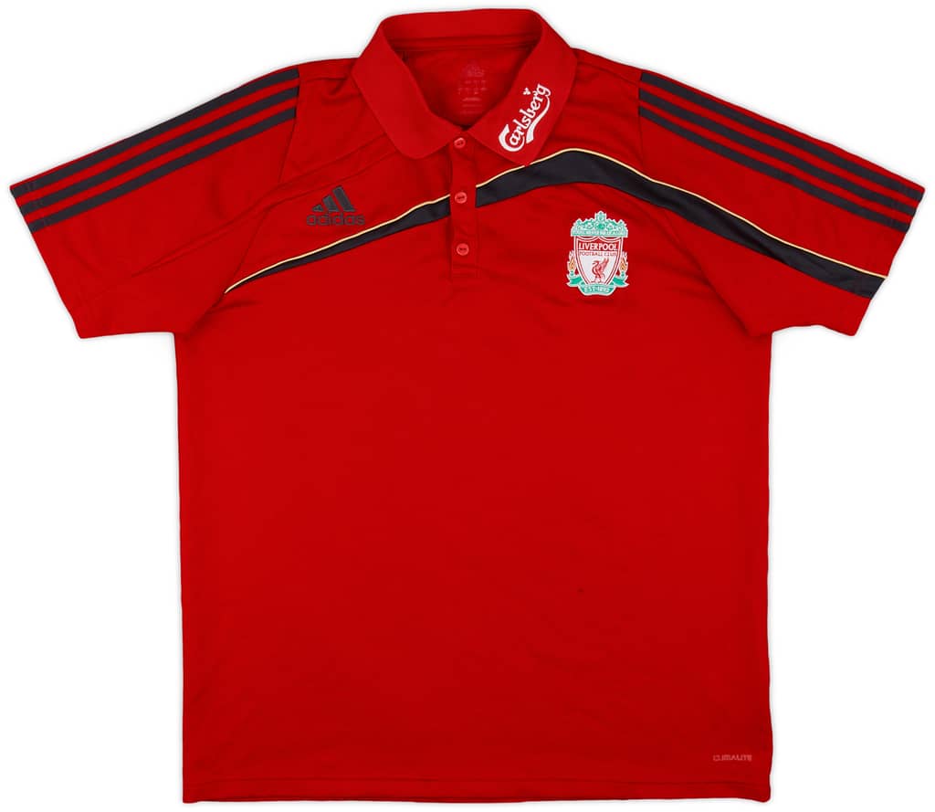2009-10 Liverpool adidas Polo Shirt - 8/10 - (XL)