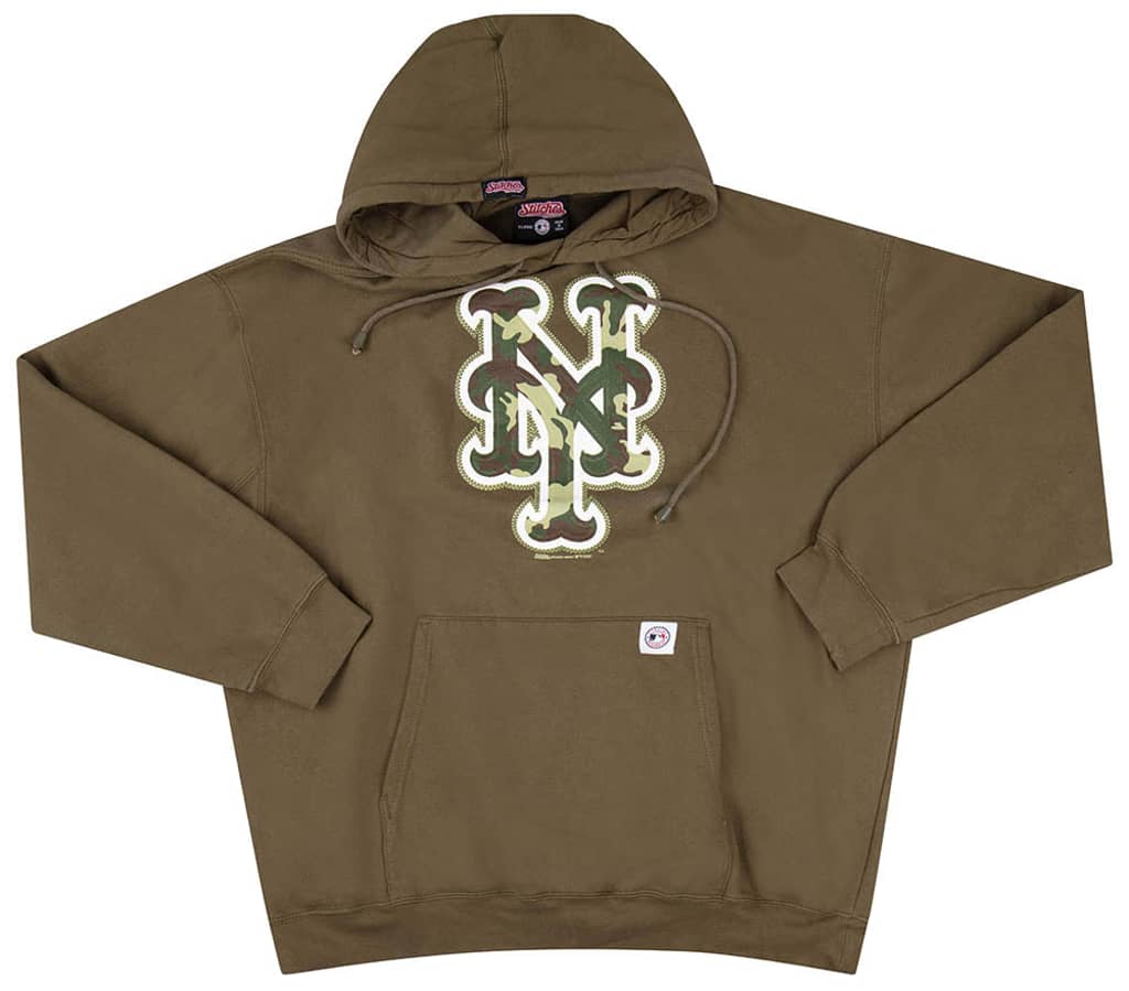 2007 New York Mets Stitches Hooded Sweat Top XL