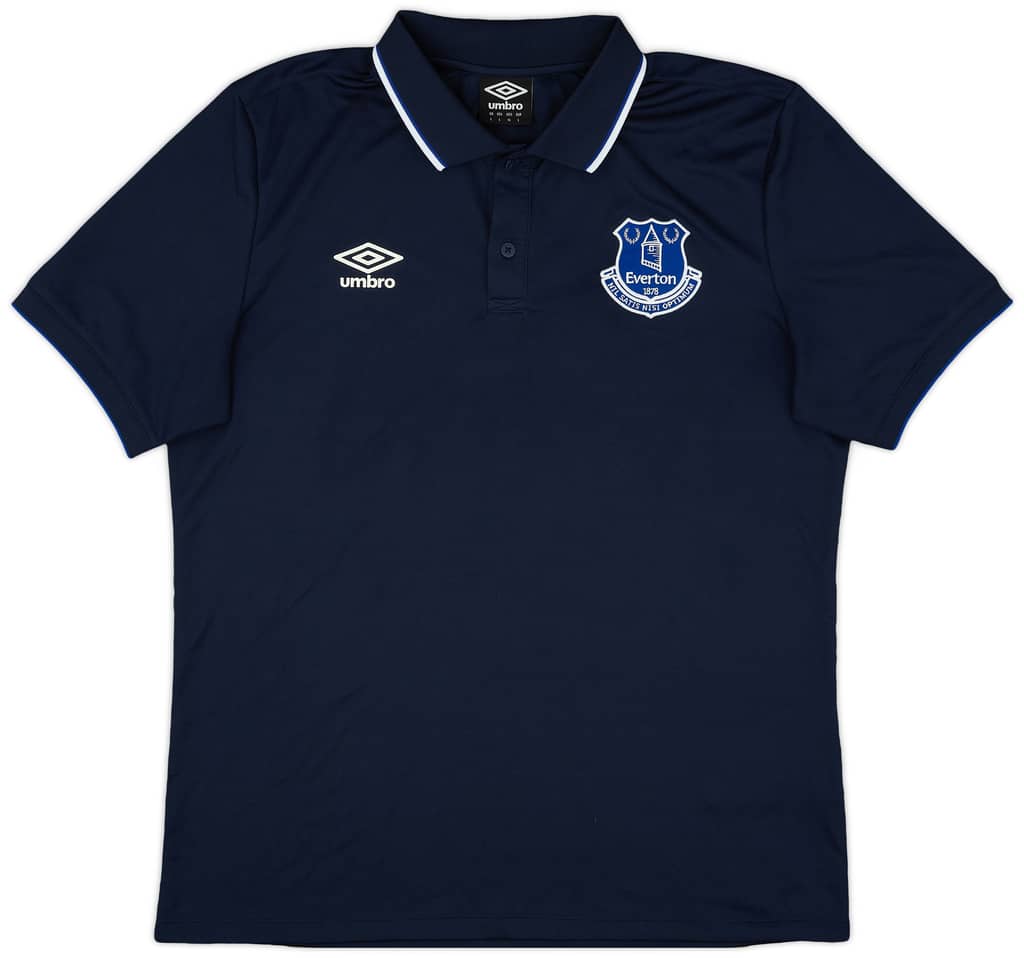 2018-19 Everton Umbro Polo Shirt - 9/10 - (L)