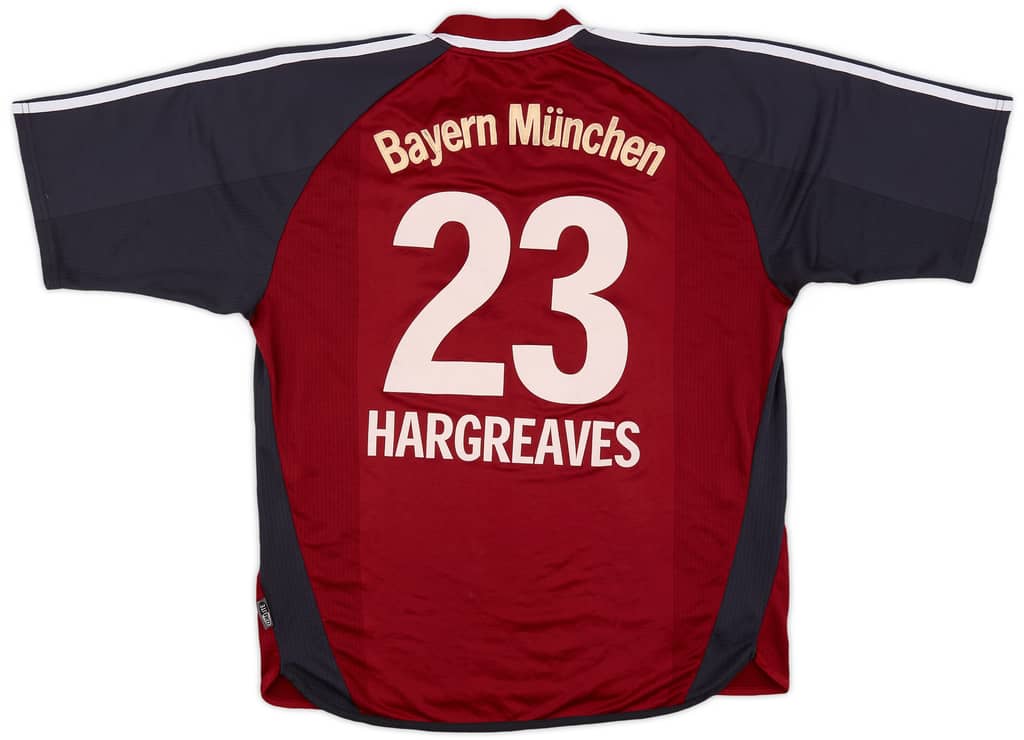 2001-02 Bayern Munich Home Shirt Hargreaves #23 - 5/10 - (XL)