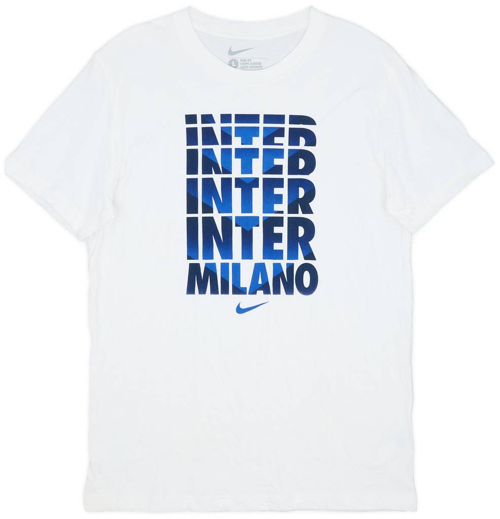 2014-15 Inter Milan Nike Graphic Tee - 9/10 - (L)