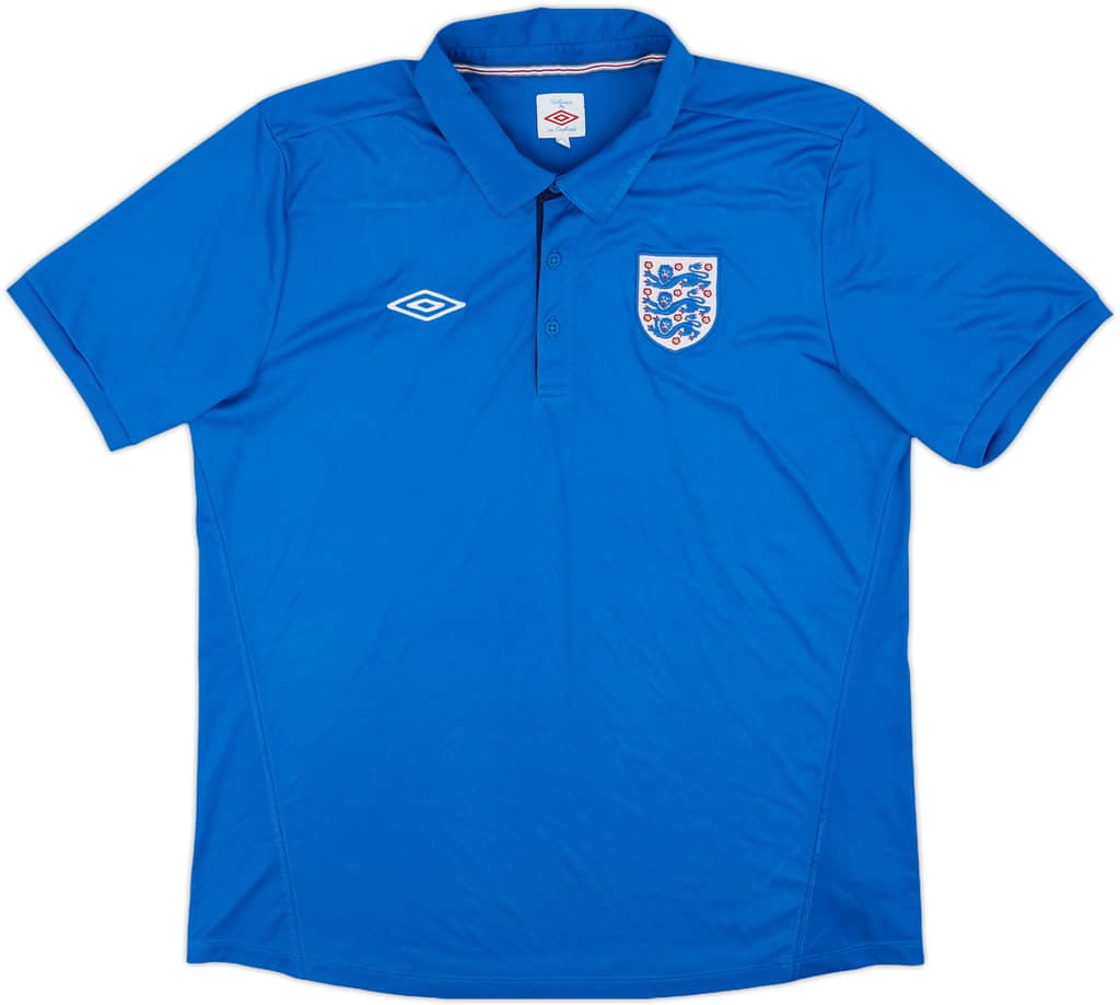 2009-10 England Umbro Polo Shirt - 8/10 - (XL)