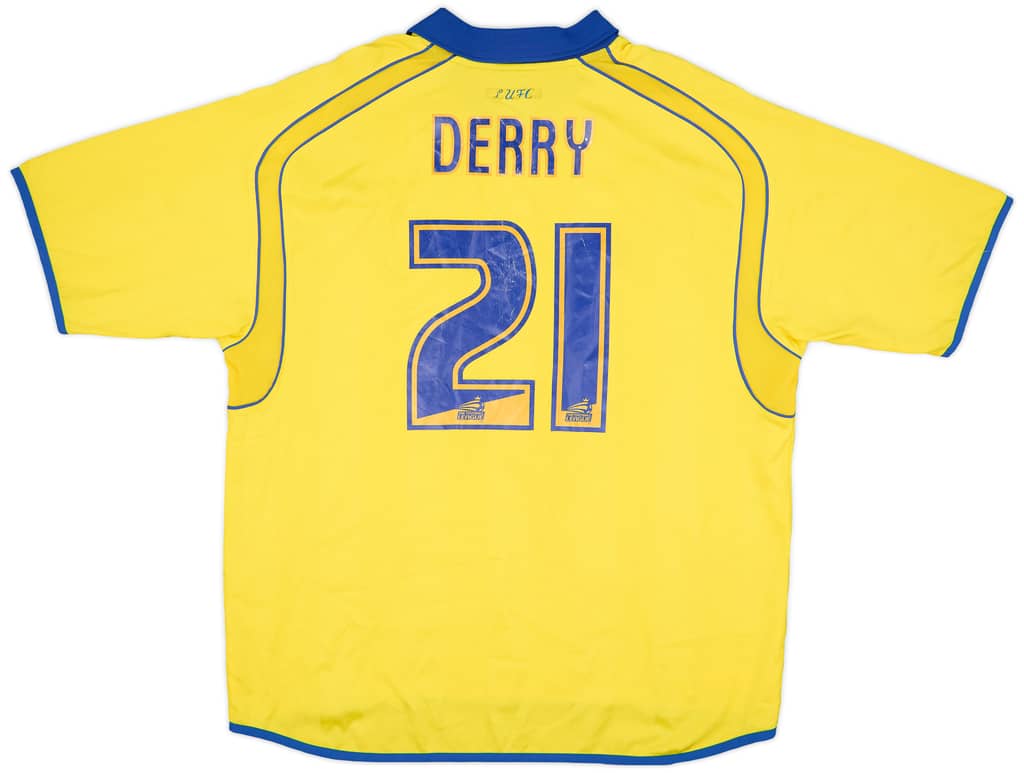 2006-07 Leeds United Away Shirt Derry #21 - 7/10 - (XL)