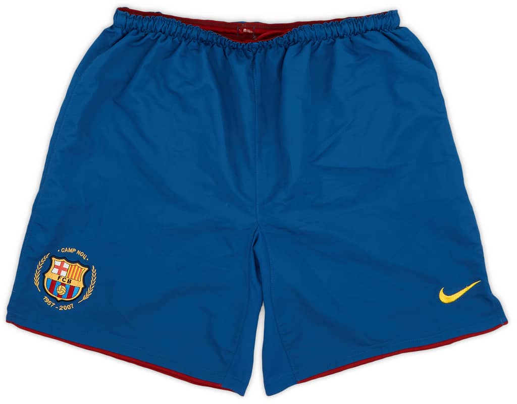 2007-08 Barcelona Home Shorts - 8/10 - (M)