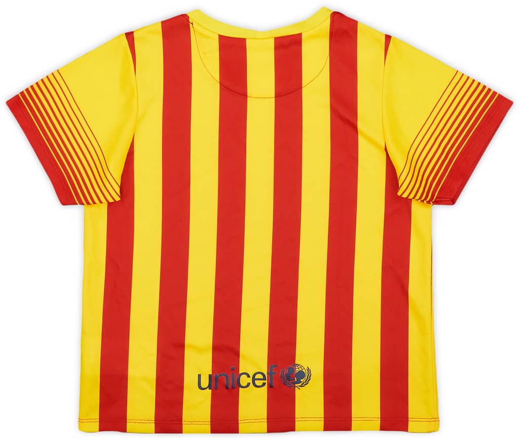 2013-15 Barcelona Away Shirt - 8/10 - (6-7 Years)