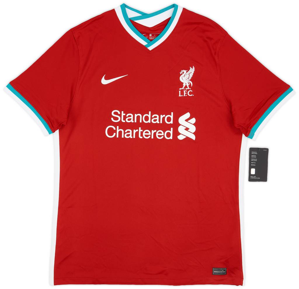 2020-21 Liverpool Home Shirt Virgil #4 (L)
