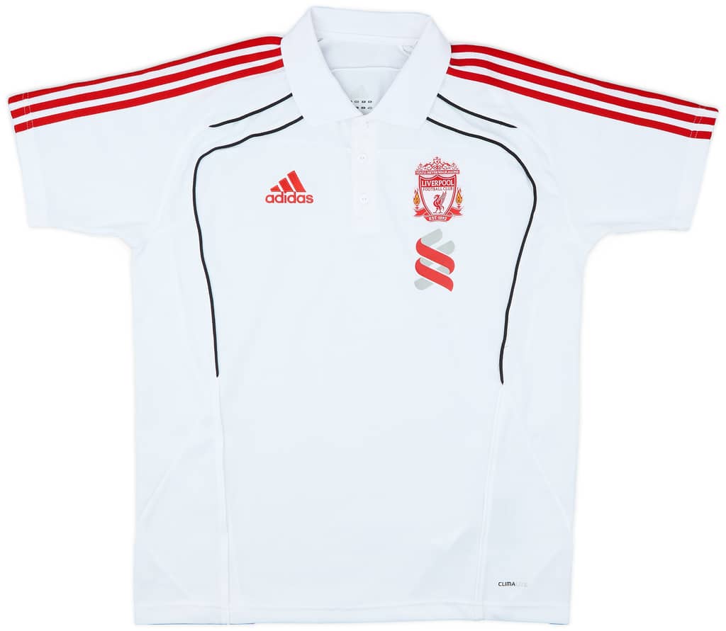 2010-11 Liverpool adidas Polo Shirt - 9/10 - (L)