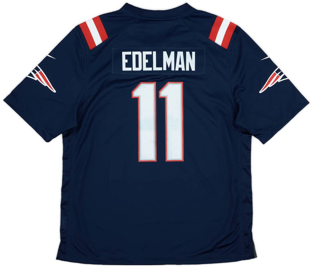 2020 New England Patriots Edelman #11 Nike Game Home Jersey (XL)