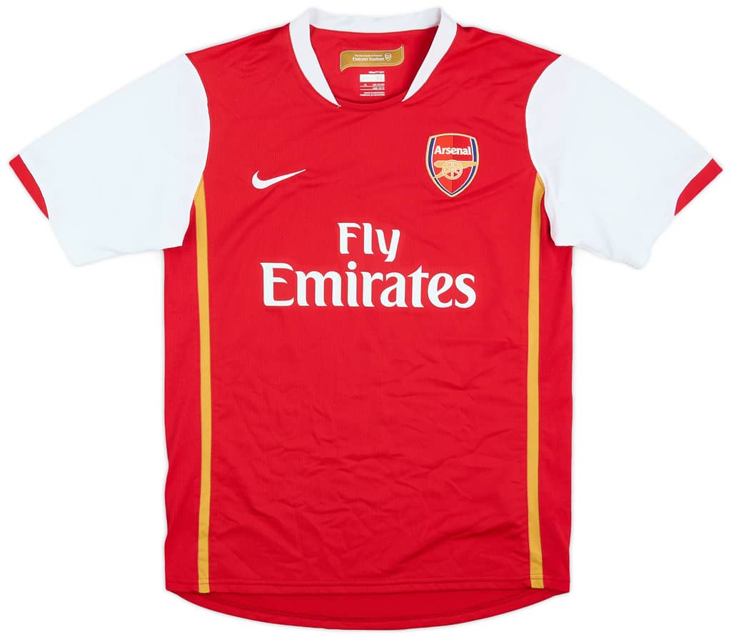 2006-08 Arsenal Home Shirt - 8/10 - (XL.Boys)