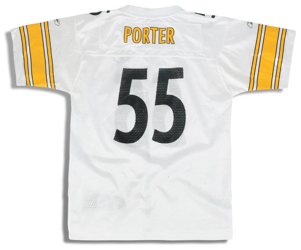 2005-06 Pittsburgh Steelers Porter #55 Reebok On Field Jersey (Away) Y
