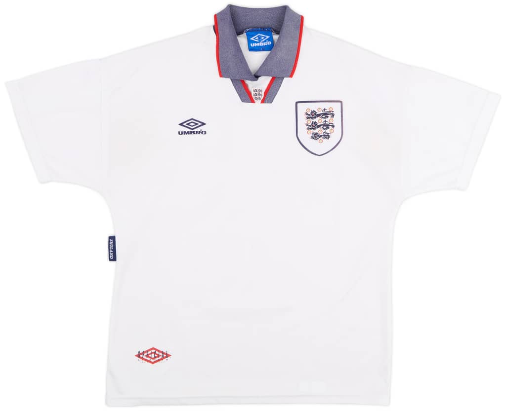 1993-95 England Home Shirt - 6/10 - (L)
