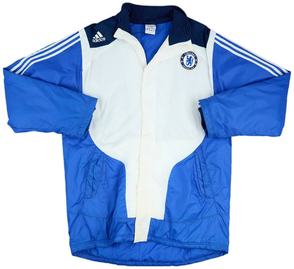 2007-08 Chelsea adidas Padded Bench Coat - 7/10 - (L)