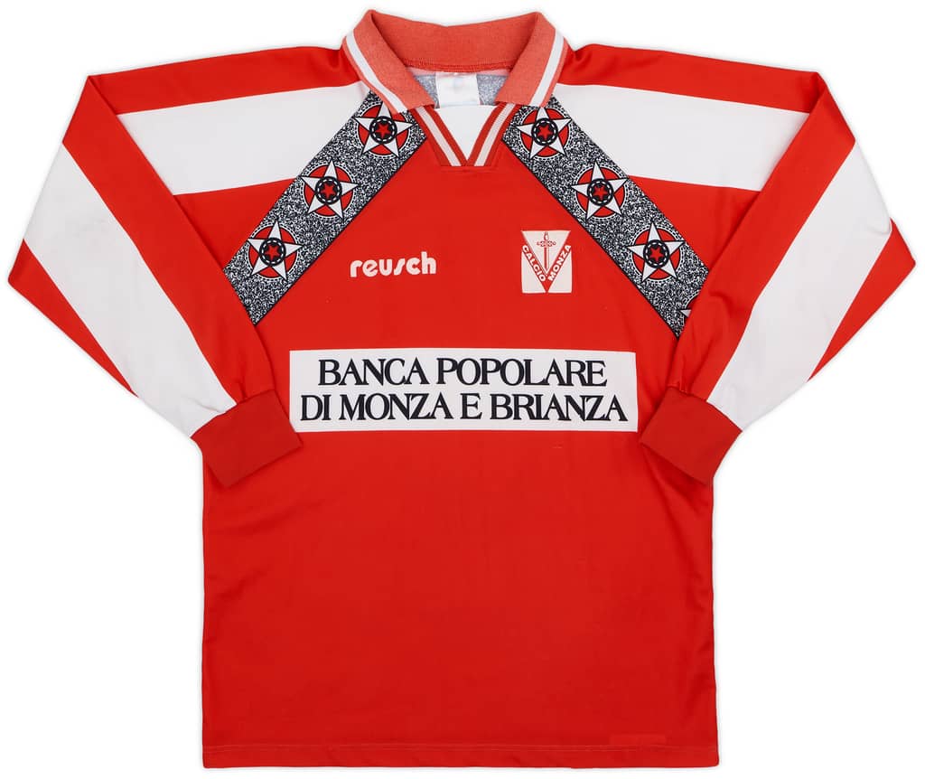 1995-96 Monza Home L/S Shirt #9 - 8/10 - (S)