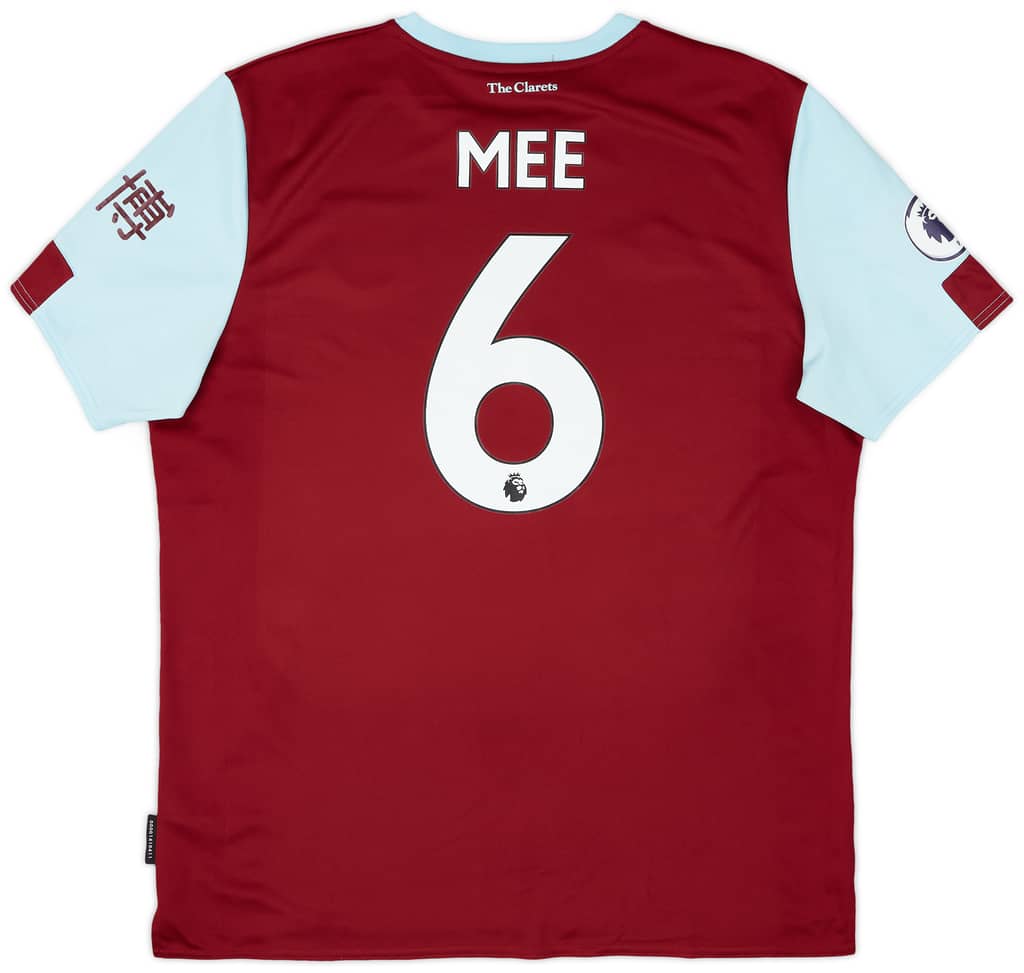 2019-20 Burnley Home Shirt Mee #6 - 9/10 - (XL)