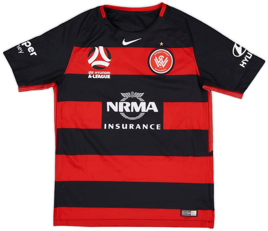 2017-18 Western Sydney Wanderers Home Shirt - 8/10 - (L.Boys)