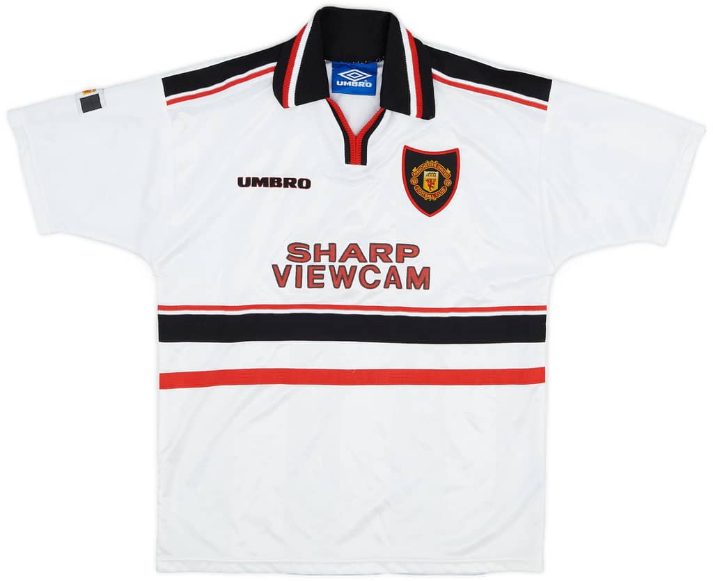 1997-99 Manchester United Away Shirt - 7/10 - (L.Boys)