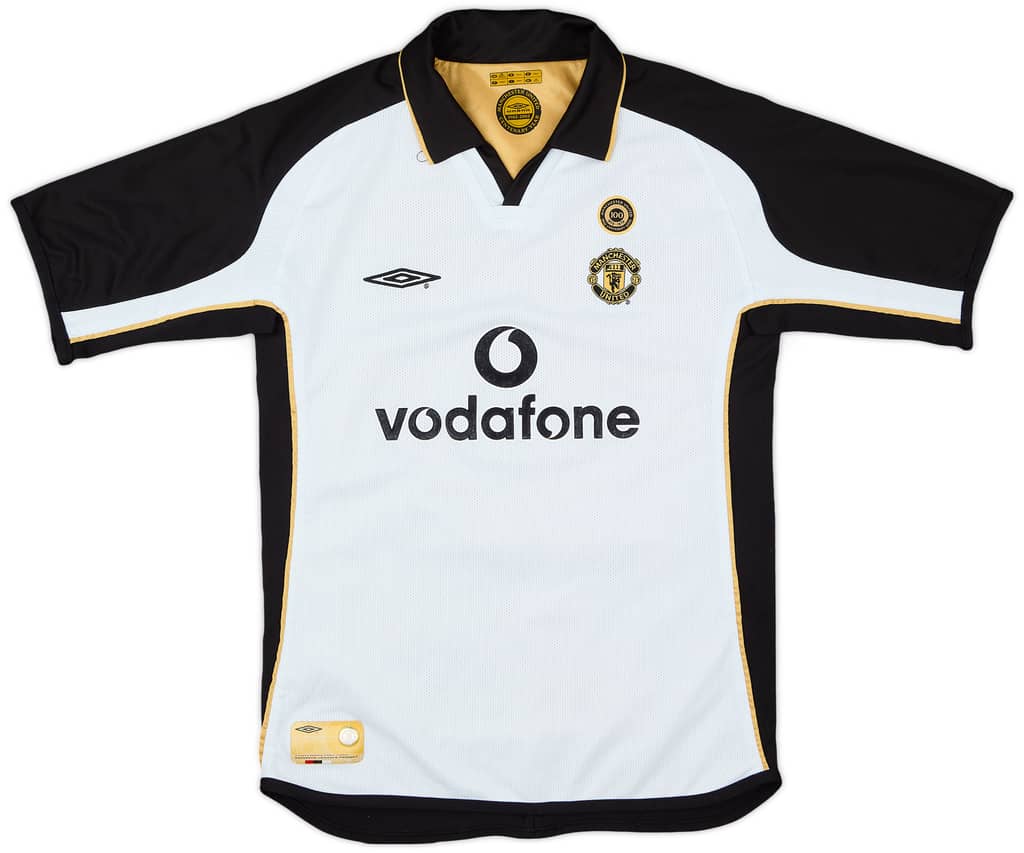 2001-02 Manchester United Centenary Away/Third Shirt - 8/10 - (M.Boys)