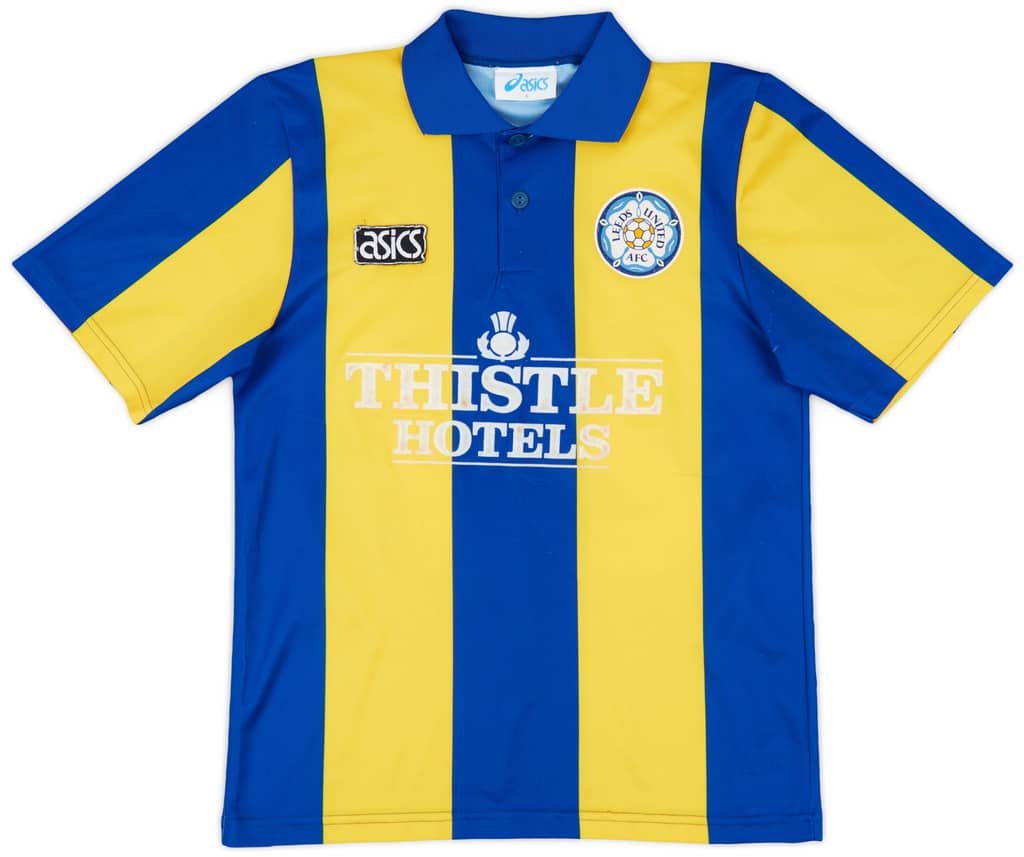 1993-95 Leeds United Away Shirt Radebe #27 - 7/10 - (S)
