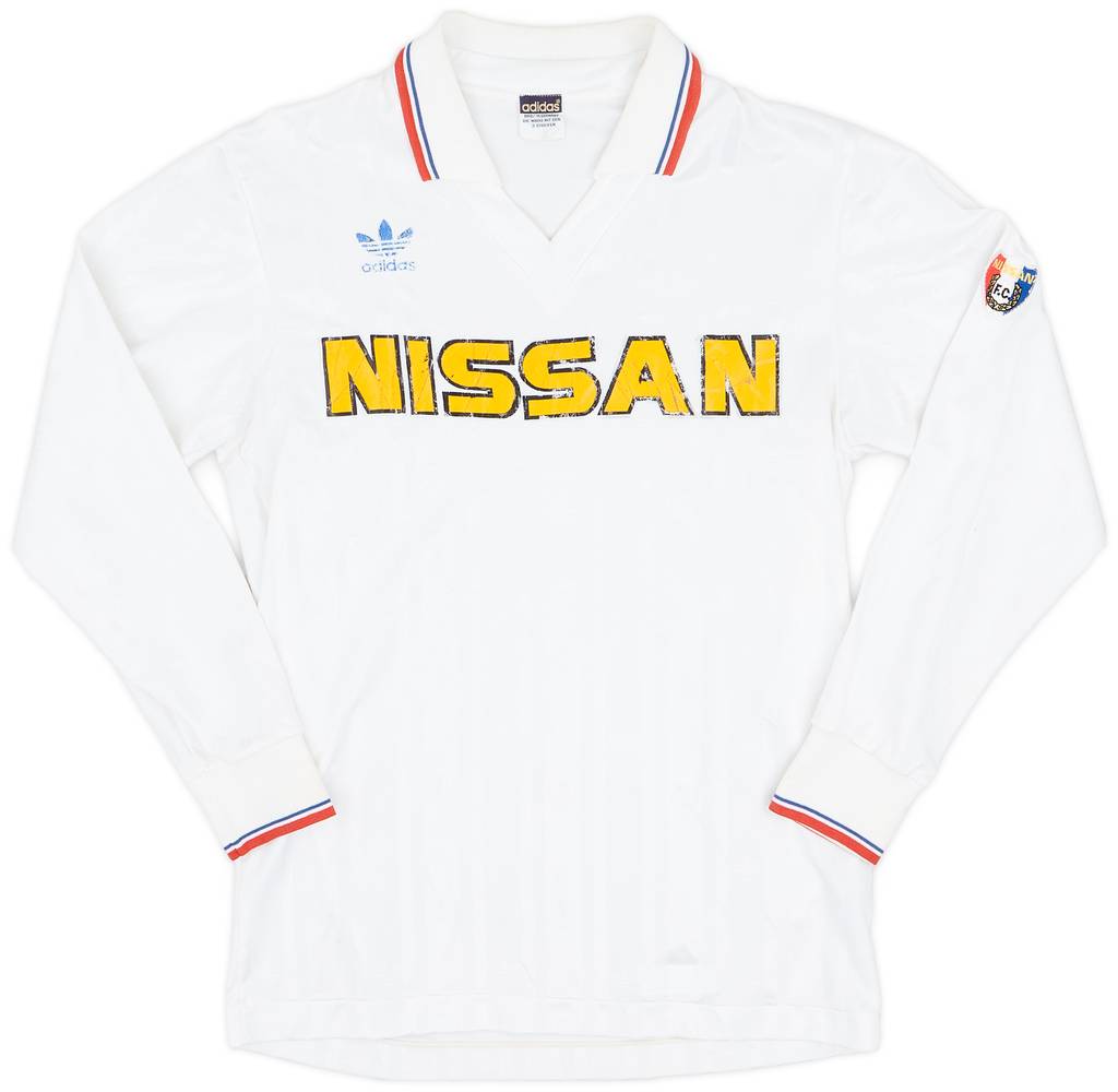 1989-90 Yokohama Marinos Away L/S Shirt - 4/10 - (S)