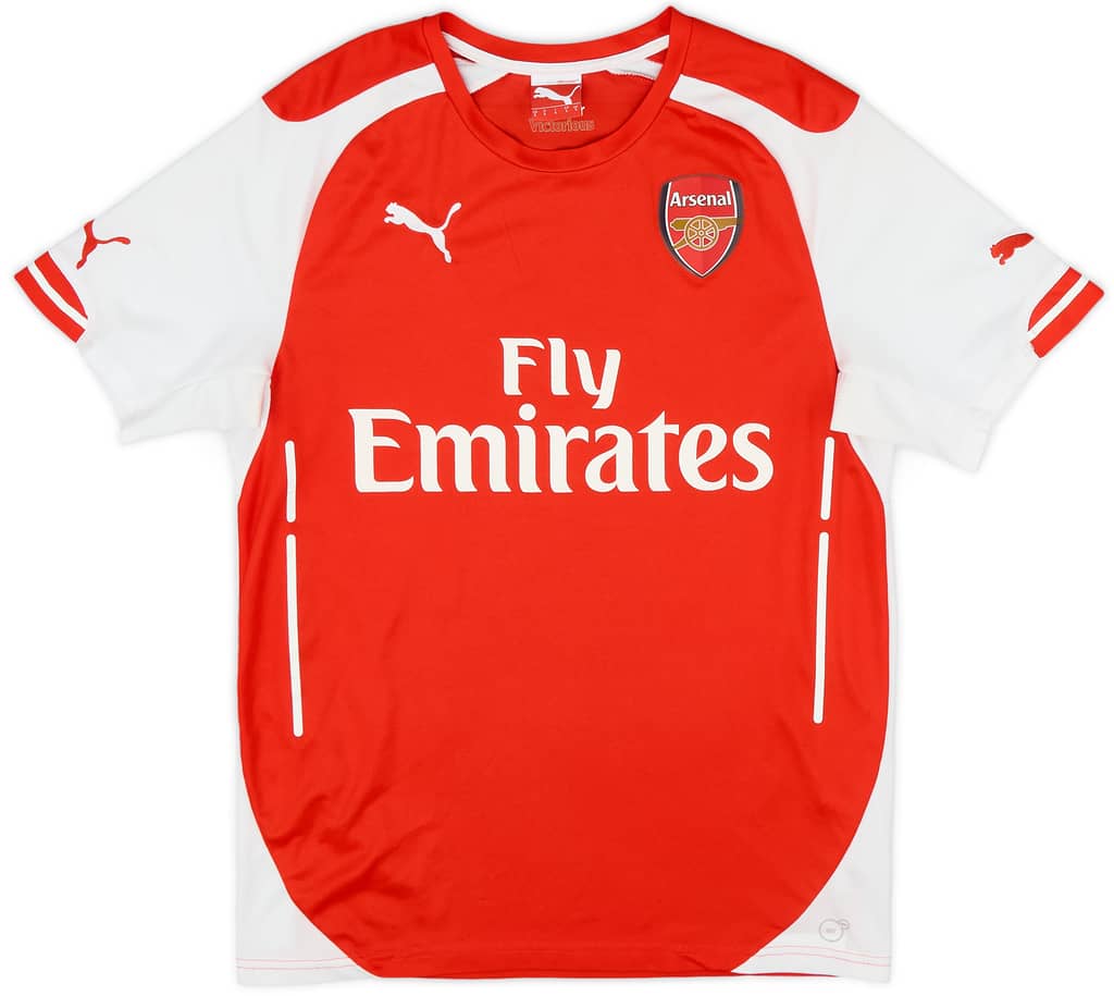 2014-15 Arsenal Home Shirt Arteta #8 - 7/10 - (S)